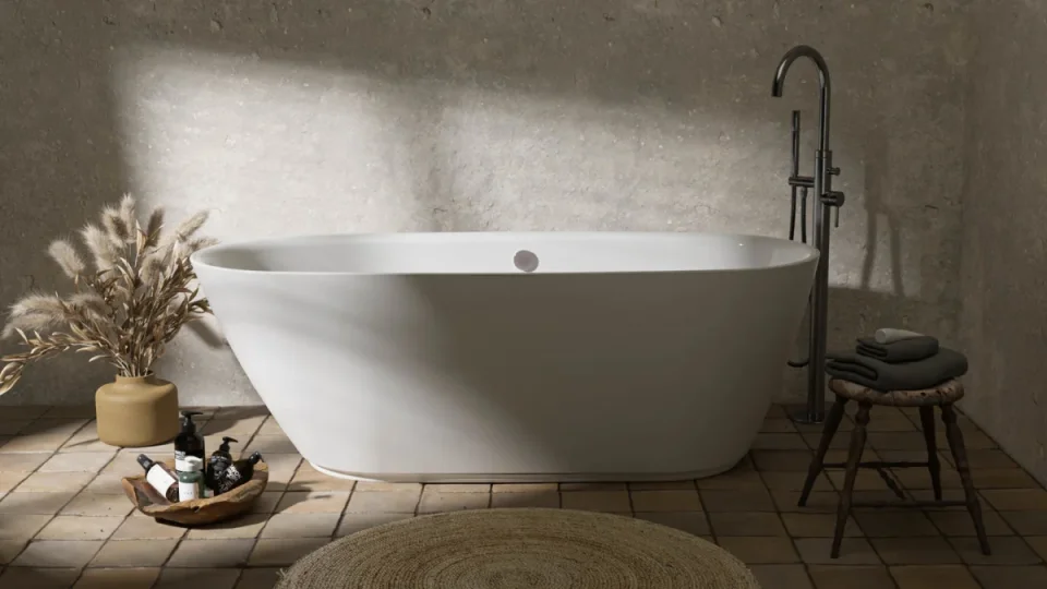 Artesan Hartley 1700 X 740mm Bath (incl. Pre-fitted Waste & Overflow In Chrome) product image - Image 1