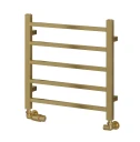 Reina Serena Brushed Brass Towel Radiator 500x500mm