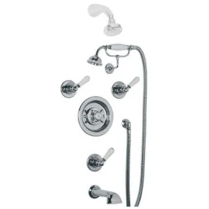 Lefroy Brooks Godolphin Conc Archi Bsm, Flow Ctrl, Spout & Kit - Nickel