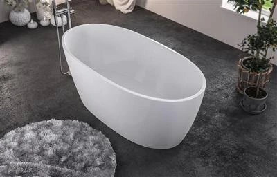 Eastbrook Wandsworth Freestanding Bath 1495x725x580mm White