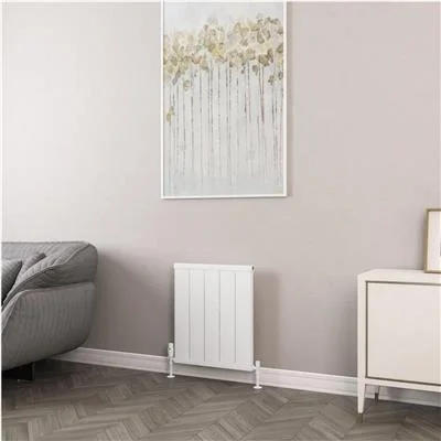 Eastbrook Kingswood Slimline 600 X 510 Aluminium Radiator Matt White