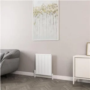 Eastbrook Kingswood Slimline 600 X 510 Aluminium Radiator Matt White