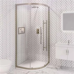 Eastbrook Vantage 2000 Easy Clean Quadrant 800mm Brushed Brass