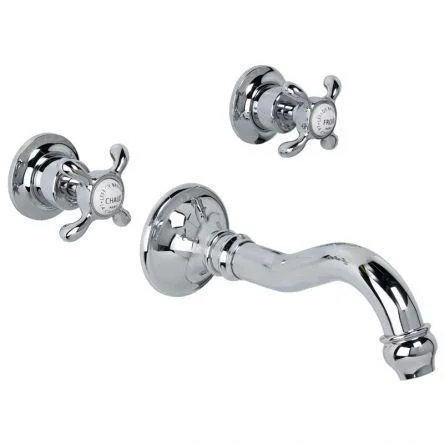 Lefroy Brooks La Chapelle Conc 3h Bath Mixer - Antique Gold