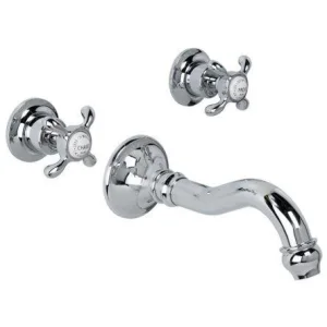 Lefroy Brooks La Chapelle Conc 3h Bath Mixer - Antique Gold