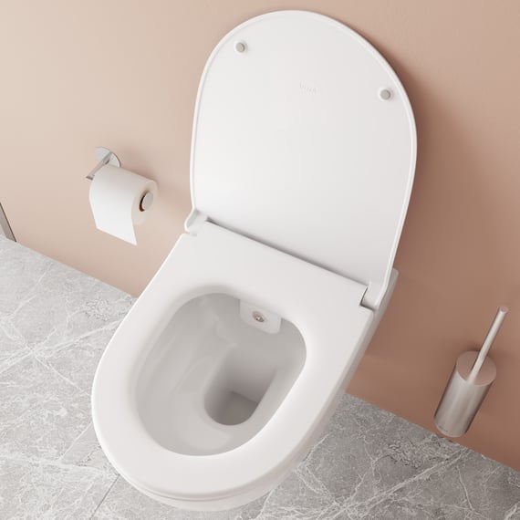 Vitra Sento Aquacare Rimless Wall Hung Wc Pan - White