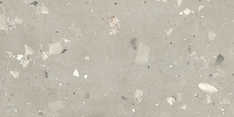 European Tiles Concrete Flax Pebble Matt Wall & Floor Tile 120x60cm detail view - Image 7