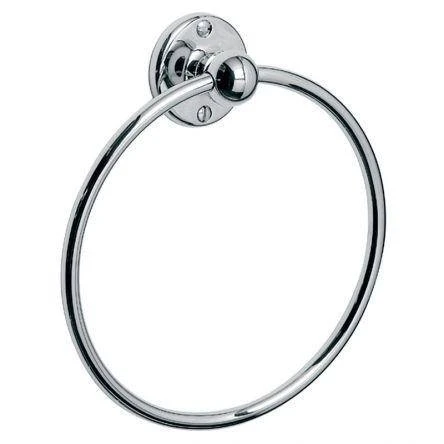 Lefroy Brooks Classic Edwardian Towel Ring - Chrome