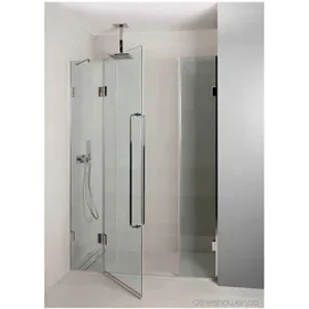 Showerlab View 05 Bespoke-inline Panel +door + Inline Panel 1800 X 2000 product image - Image 1