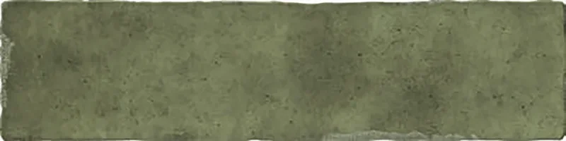 European Tiles Apollo Green Porcelain Glossy Wall & Floor Tile 7x28cm detail view - Image 2