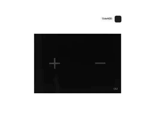 Oli Glassy Black Sensor Glass Touch Free Plate product image - Image 1
