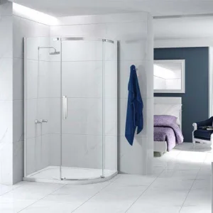 Merlyn Ionic Essence Frameless 1 Door Offset Quad Lh 1200 X 900mm