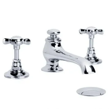 Lefroy Brooks Classic D/m 3h Basin Mixer With Puw - Chrome product image - Image 1
