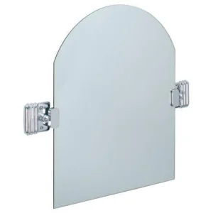 Lefroy Brooks Belle Aire Dome Top Tilting Mirror - Nickel