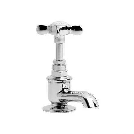 Lefroy Brooks Classic Single Basin Pillar Tap - Antique Gold
