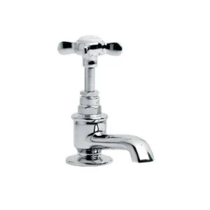 Lefroy Brooks Classic Single Basin Pillar Tap - Chrome