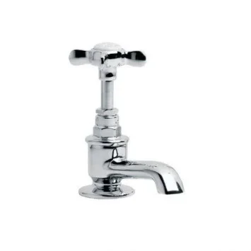 Lefroy Brooks Classic Single Basin Pillar Tap - Chrome product image - Image 1