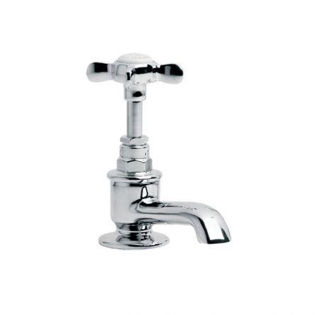 Lefroy Brooks Classic Single Basin Pillar Tap - Antique Gold