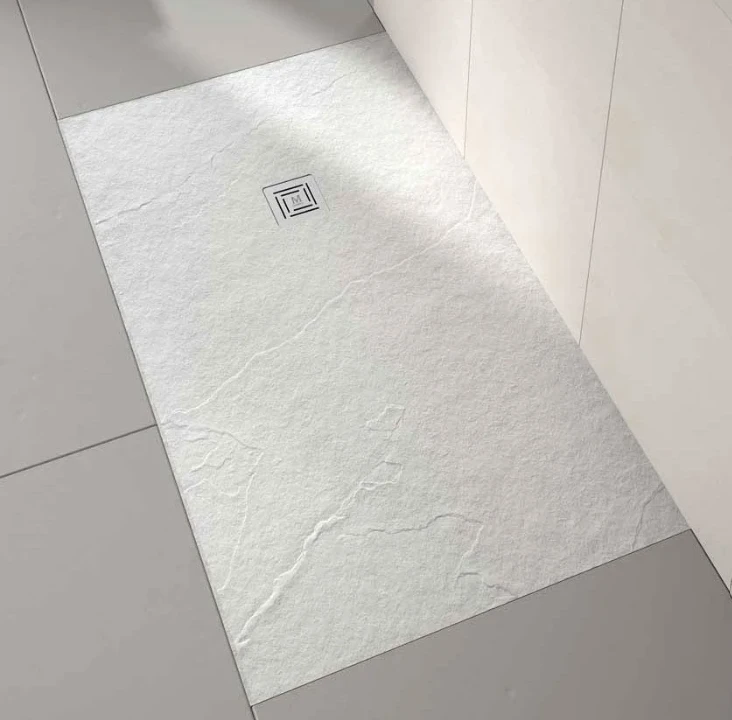 Merlyn Truestone Rectangle Tray White 1600 X 800mm