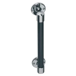 Lefroy Brooks Classic Black Stove Enamelled Grab Bar - Antique Gold