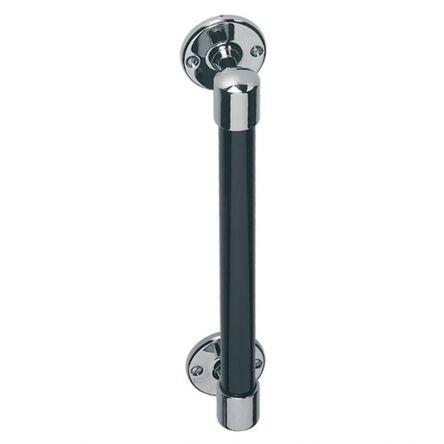 Lefroy Brooks Classic Black Stove Enamelled Grab Bar - Antique Gold