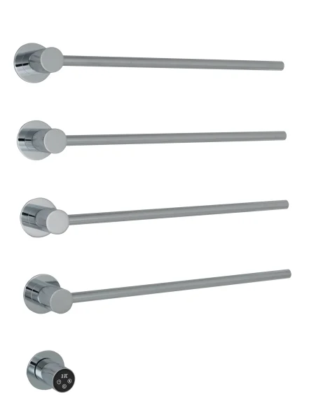 Just Taps Onyx Electric Towel Radiator 520 Chrome