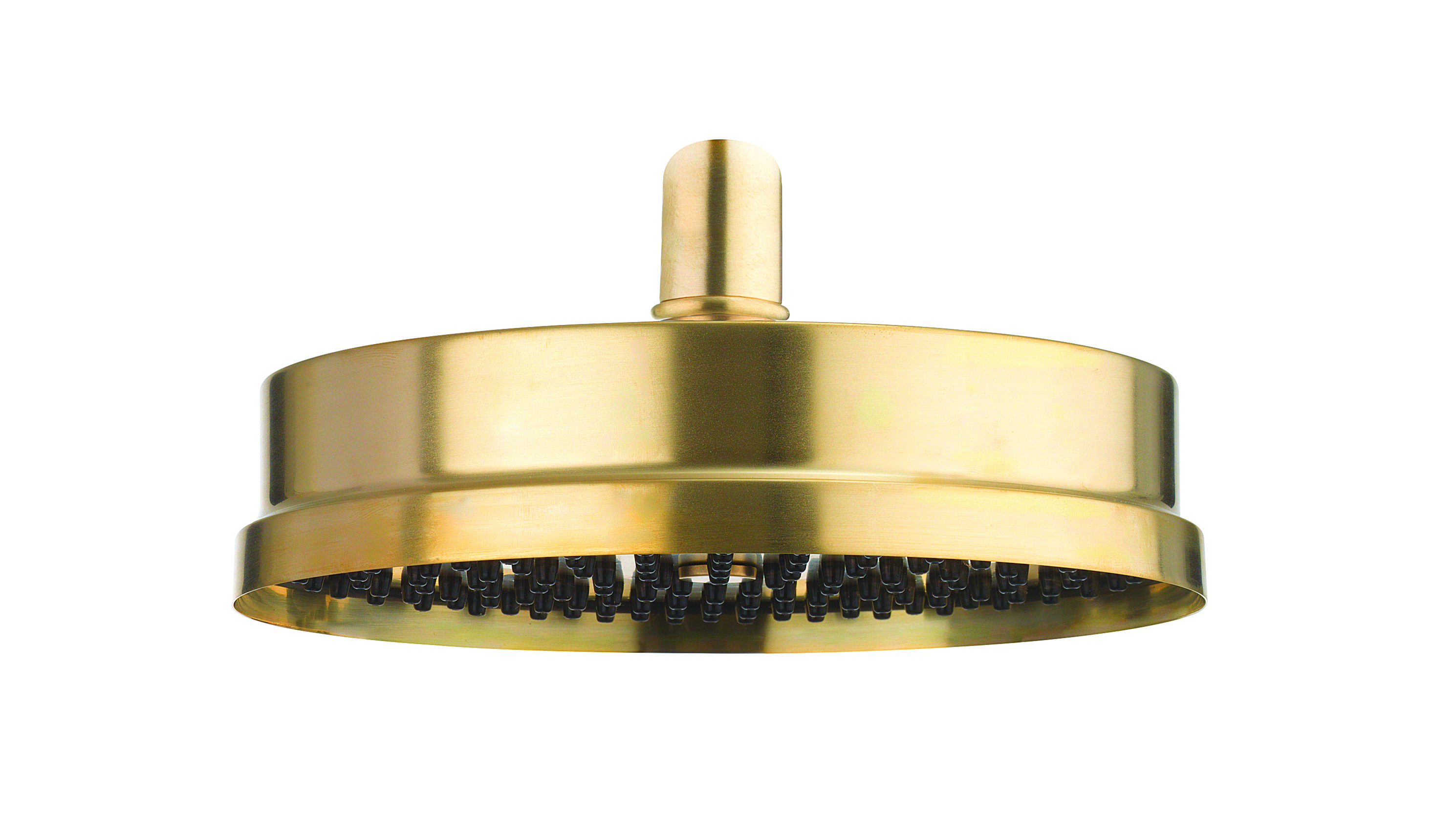 Crosswater MPRO Industrial Easy Clean Shower Head Brushed Brass Unlaquered
