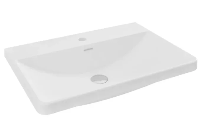 Eastbrook Cavone 60cm Ceramic Cabinet Basin Gloss White product image - Image 1