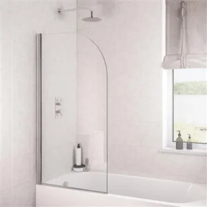 Eastbrook 6mm Radius Bath Screen 800 X 1400 Chrome Profiles