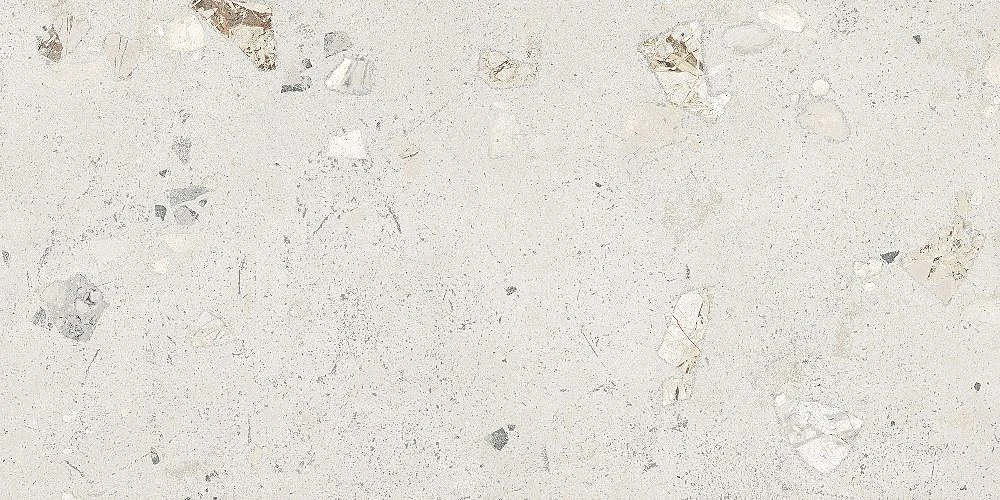 European Tiles Concrete White Pebble Matt Wall & Floor Tile 120x60cm