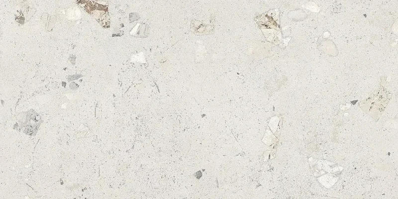 European Tiles Concrete White Pebble Matt Wall & Floor Tile 120x60cm product image - Image 1