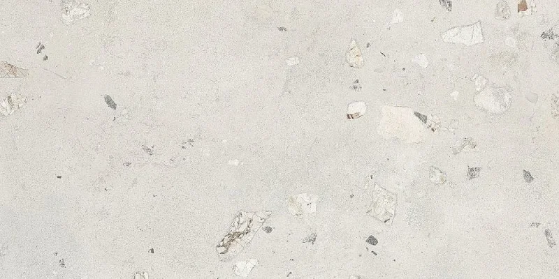European Tiles Concrete White Pebble Matt Wall & Floor Tile 120x60cm detail view - Image 3
