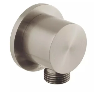 Vado Individual Round Wall Outlet Brushed Nickel