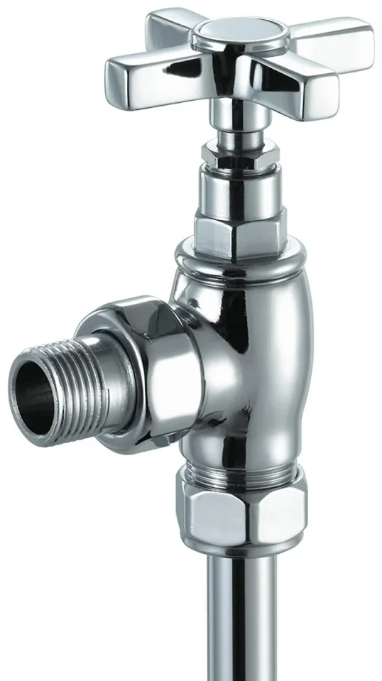 Vogue Art Deco Valves 1/2Inch 15mm - Chrome 126X80 product image - Image 1