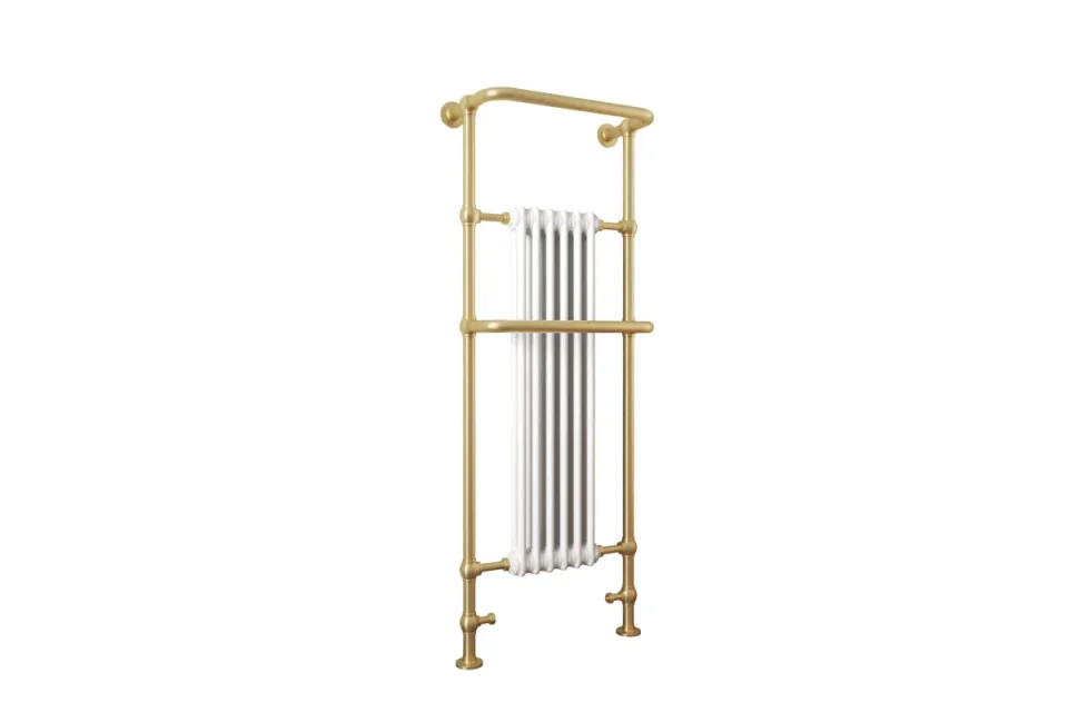 Grosvenor Radiator Brushed Brass 1500 x 574 x 235 product image - Image 1