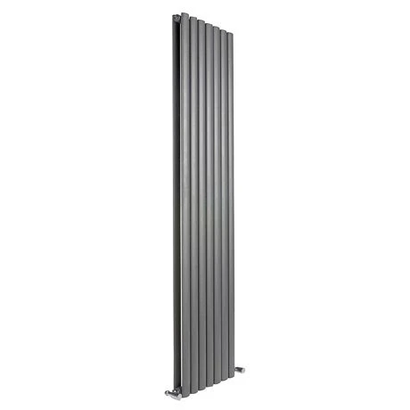Reina Neva Designer Radiator - 1800 X 472 Double Anthracite