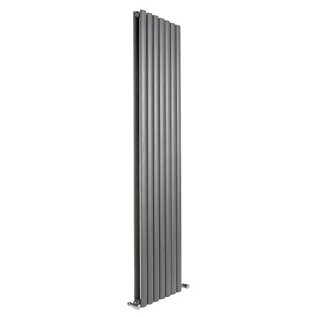 Reina Neva Designer Radiator - 1800 X 472 Double Anthracite