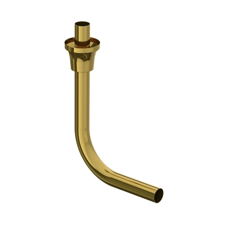 Lefroy Brooks Low Level Flush Pipe Set (no Lever) - Polished Brass