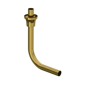 Lefroy Brooks Low Level Flush Pipe Set (no Lever) - Polished Brass