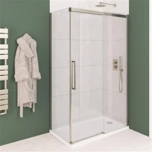 Eastbrook Corniche 2000x1000 8mm Semi-frameless Sliding Door Brushed Brass