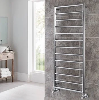 Vogue Smooth Towel Radiator Heating Only - Chrome 800X400