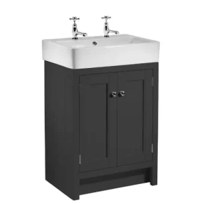 Roper Rhodes 550mm Hampton Countertop Unit Matt Black