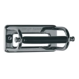 Lefroy Brooks Classic Black Ceramic Paper Holder - Chrome