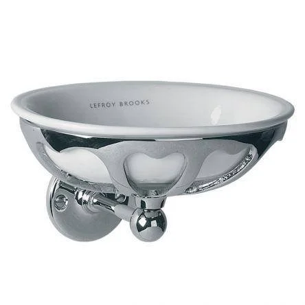 Lefroy Brooks White China Soap Dish For Lb4505/4515