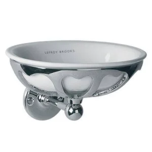 Lefroy Brooks White China Soap Dish For Lb4505/4515