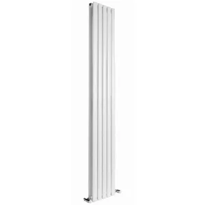 Reina Neva Designer Radiator - 1800 X 413 Double White
