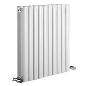Reina Neva Designer Radiator - 550 X 413 Double White