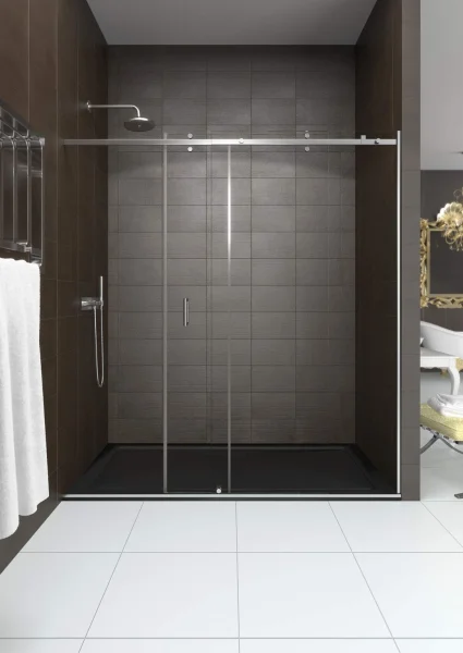 Showerlab View 30 Bespoke-sliding Door + Fixed Panel 1200 X 2000
