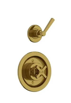 Lefroy Brooks Mackintosh Conc Archi Thermo Valve & Flow Ctrl - Brushed Brass product image - Image 1