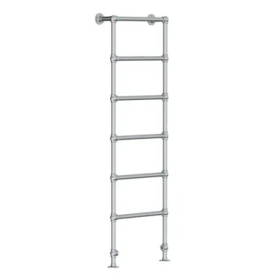 Lefroy Brooks Edwardian Ladder Towel Rail 1830x590mm - Chrome product image - Image 1